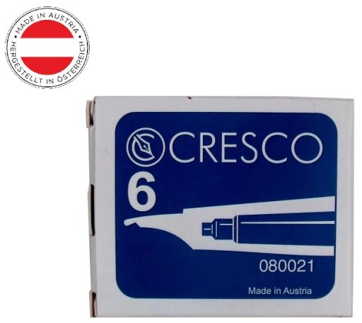 Modré náplne Cresco 6 ks.