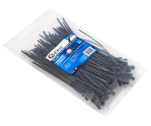 TRYTKA KABELOVÉ VIAZAČKY ČIERNE SILNÉ KABELOVÉ VIAZAČKY 100x2,5mm 100EL
