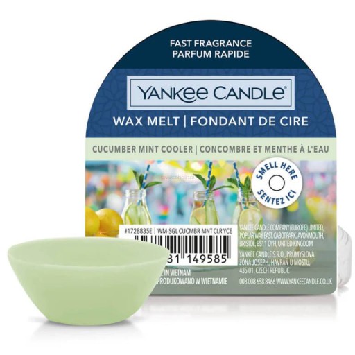 Chladič s vôňou Yankee Candle Cucumber Mint