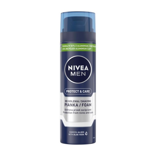 NIVEA MEN Protect & Care Hydratačná pena na holenie 200 ml
