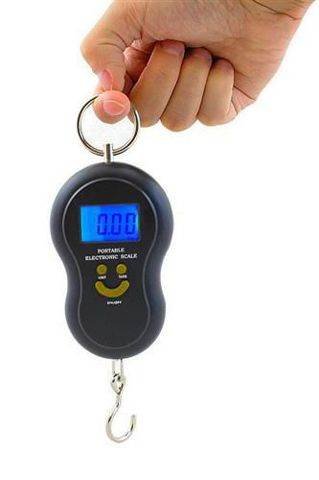 DIGITÁLNA HÁKOVÁ VÁHA S FUNKCIOU PRIDRŽANIE A PODSVIETENÍM LCD 50kg/10g