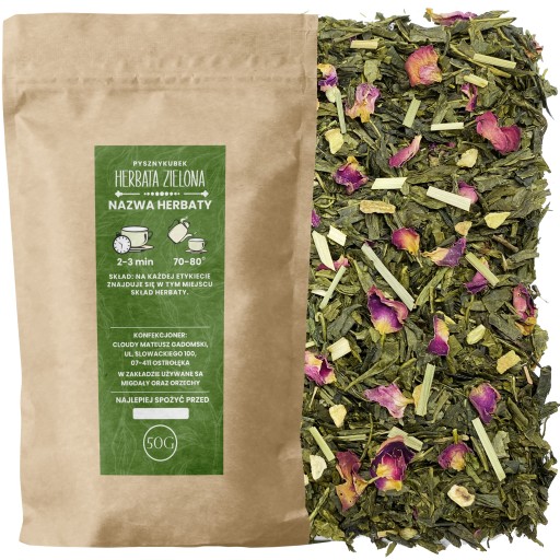 Zelený čaj EARL GREY ROSE AND CITRÓN 50G