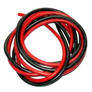 Nízkoodporové káble 16AWG sada R+B 2x0,5m ASG Lipo Li-Po Ni-mh NIMH