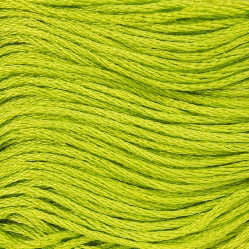 Bavlnené nite ARIADNA ozdobné vyšívacie nite BRIGHT GREEN 1698