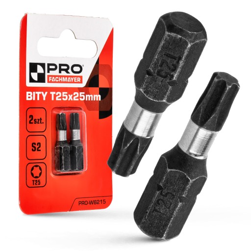 Nárazový bit Nárazové bity TX25 25mm | Nárazový bit pre skrutkovač 2 ks.