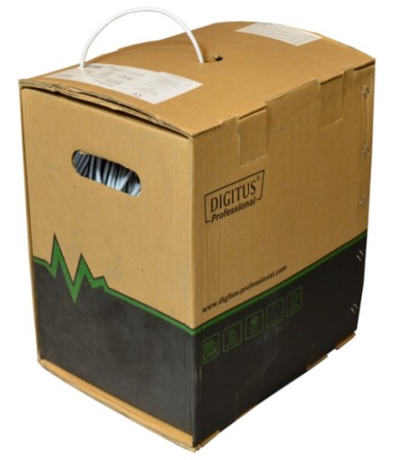 Kábel Twisted pair UTP cat.5E wire DIGITUS 100% MEĎ