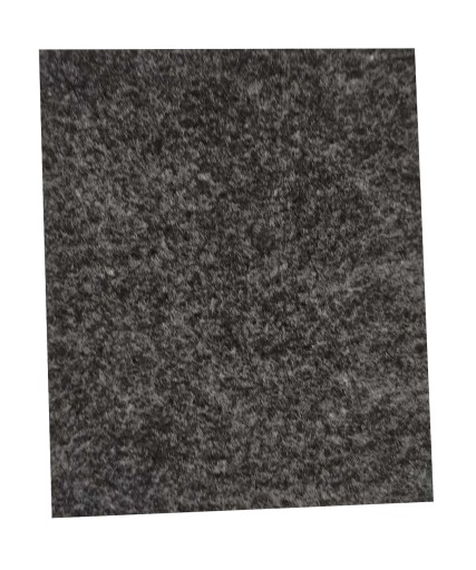 FILTOVÁ PODLOŽKA na vystrihovanie pod stoličky, nábytok, stoly, ČIERNA, 100 x 120 mm
