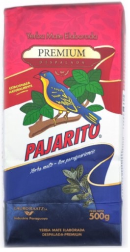 Yerba Mate PAJARITO PREMIUM Despalada 500g 0,5kg