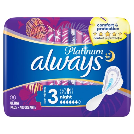 Always Ultra Night&Day Platinum 6 ks