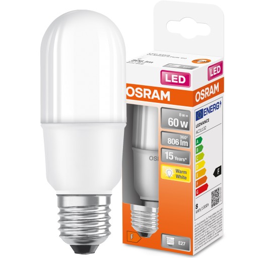 E27 A60 LED žiarovka 8W 60W 806lm 2700K OSRAM