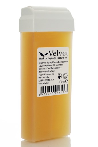 Prírodný zamatový depilačný vosk 100 ml