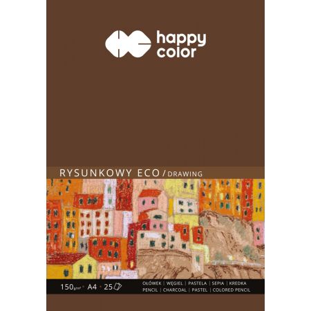 A4 BLOK NA KRESLENIE EKO BIELY 150G 25 LISTOV HAPPY