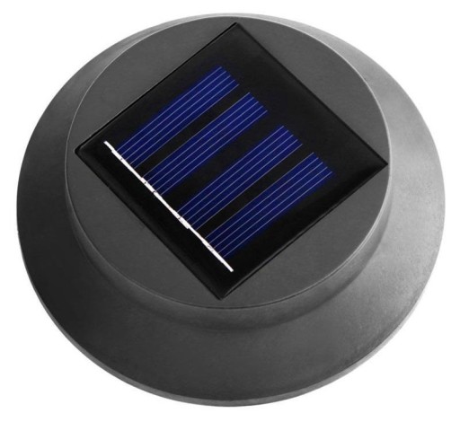 solárna lampa 3 LED NÁSTENNÁ LAMPA čierna závesná P-104