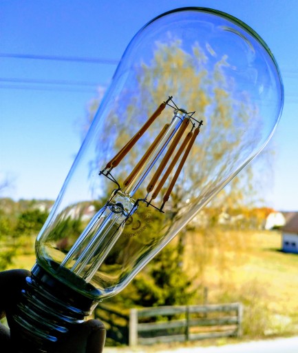 LED ŽIAROVKA ST64 12W E27 FILAMENT EDISON RETRO DEKORATÍVNA 4000K