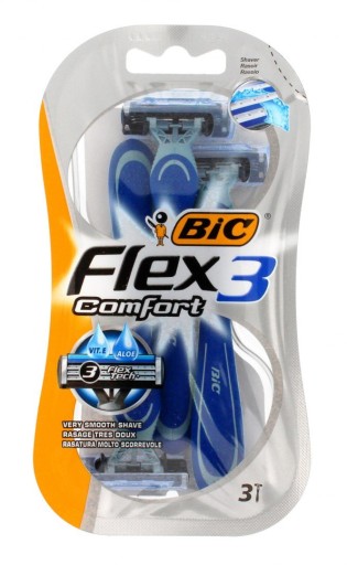 BIC Comfort 3 Flex Blister 3 holiaci strojček 1 balenie - 3 ks