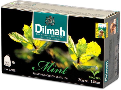 Dilmah Mint čierny čaj mäta 20ks x2
