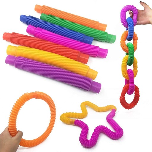 POP TUBE SENSORY TUBE SET 4 ANTISTRESOVÝCH TUBE XXL