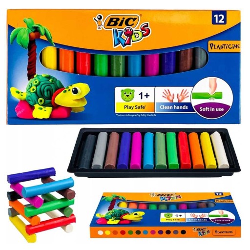BiC detská modelovacia hmota 12 farieb