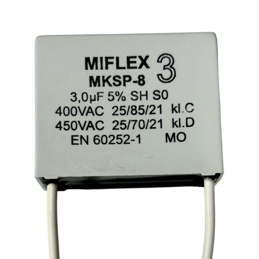 MIFLEX 3uF 400V motorový kondenzátor POLISH