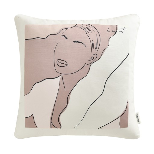 Jasiek Dekoračná obliečka na vankúš do obývačky 40x40 Babe Cream