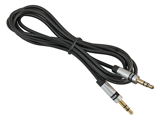 JACK kábel 3,5 mm 3P TRS stereo zástrčka SLIM VITALCO 1,5 m