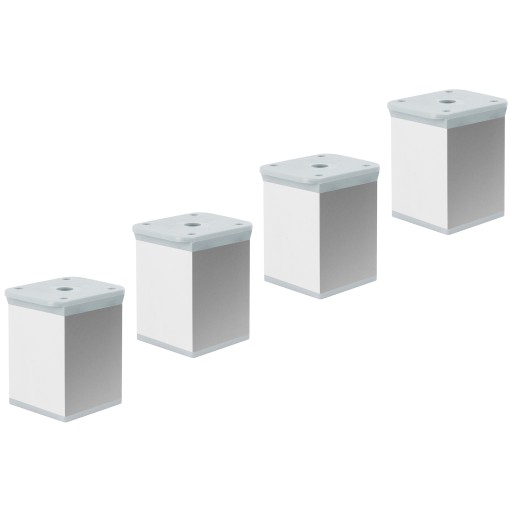 4x NASTAVITEĽNÁ NÁBYTKOVÁ NOHA 60MM HLINÍKOVÁ