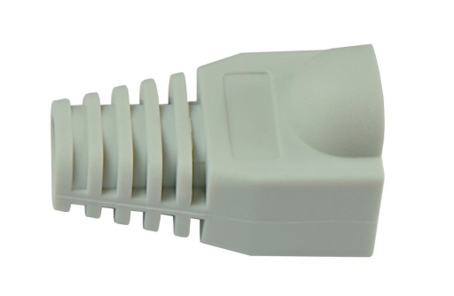 KRYT GUMOVÝ KRYT NA ZÁSTRČKU RJ45 10 ks ŠEDÝ