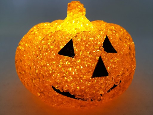 SVIETIACA TEKVICOVÁ LED HALLOWEENSKÁ FÓRA NA BATÉRIU DEKORATÍVNY OZDOBA