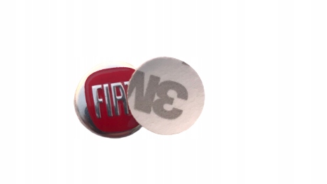 Samolepka s logom Fiat na kľúči s diaľkovým ovládaním 15 mm