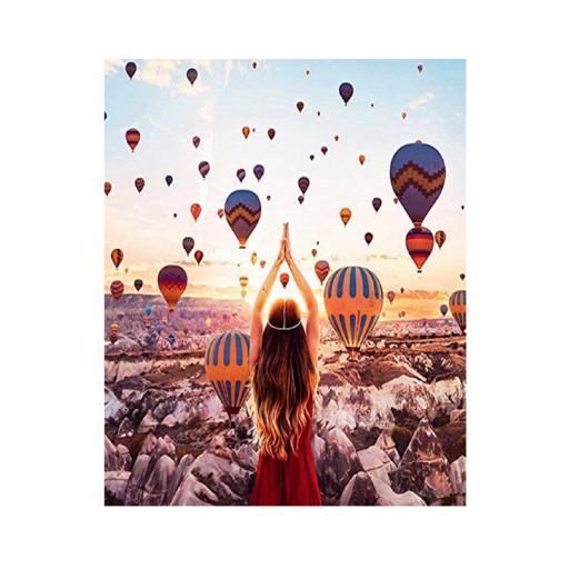 Diamantové vyšívanie Diamantové balóniky 30x40cm DPX-14799