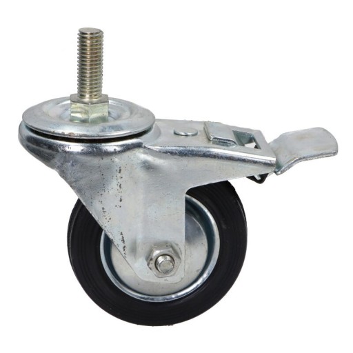 KOLESO Otočné KOLESÁ s brzdou, priemer 85mm, 60kg
