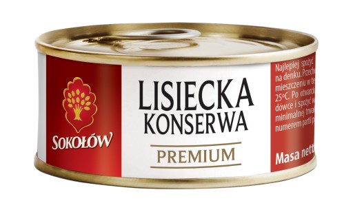 LISIECKA PREMIUM konzerva Sokołów 100g