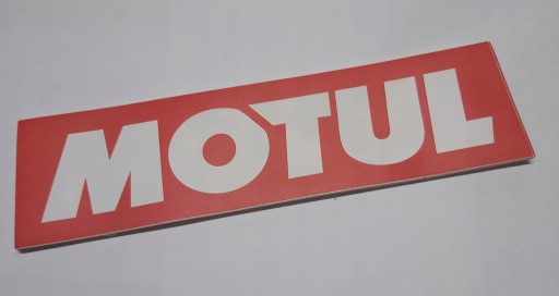 NÁLEPKA MOTUL S LOGOM NÁLEPKA VEĽKÁ POLOMATNÁ 28 x 7,5 cm