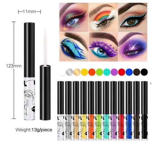 Permanentné tekuté očné linky Purple N11