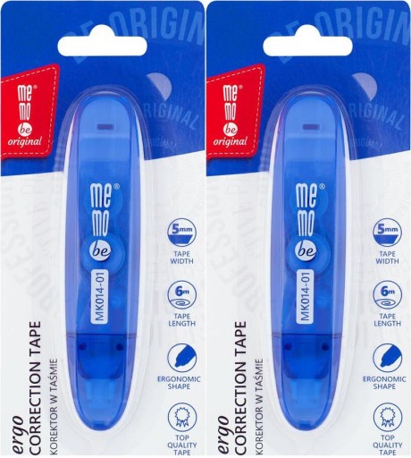 MemoBe Ergo korektorová páska 5mm-6m x2
