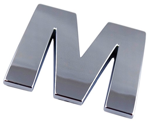 Y1W69 ZNAK PÍSMENO PÍSMENO ČÍSLO ČÍSLA CHROME M 0000-00