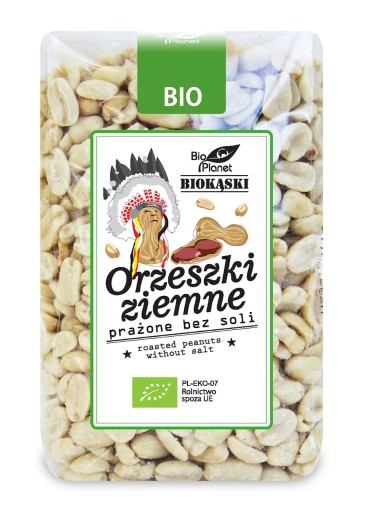 ARAŠIDY PRAŽENÉ BEZ SOLI, BIO, 350 g - BIO P