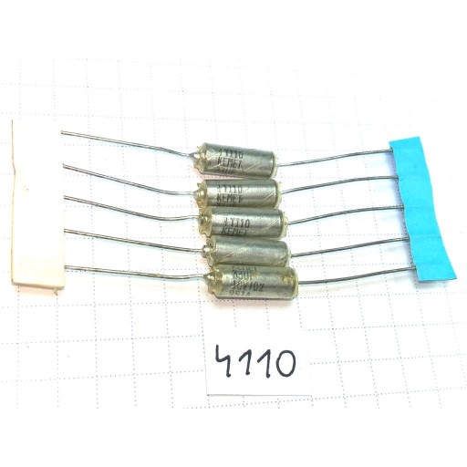 Tantal 33uF 10V 5x12 10% KEMET T110 axiálny x5