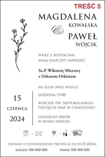 Svadobné oznámenia, strieborné zrkadlo so zelenou obálkou Sequoia