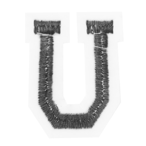 TERMO nažehľovacia nášivka LETTER U Letter Patch