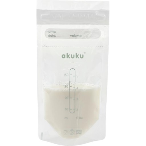 Akuku vrecká na skladovanie potravín sterilné 150ml 30ks 0011