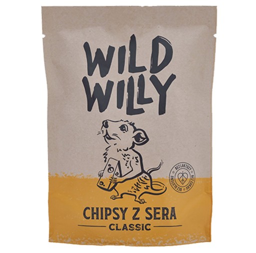 Zrejúce syrové lupienky WILD WILLY Classi 50G