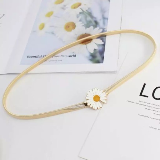 Elastické zlaté šaty Daisy BELT
