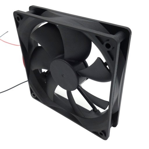 Priemyselný ventilátor 120x120x25mm 12V guličkové ložisko SOLID 120x25