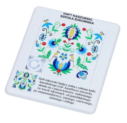 Puzzle s kašubskou výšivkou (škola Żuków)