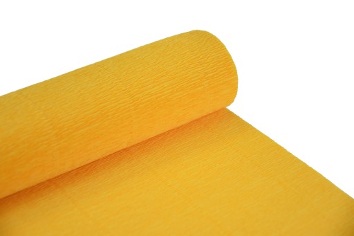 Taliansky krepový papier 576 oranžovo žltý