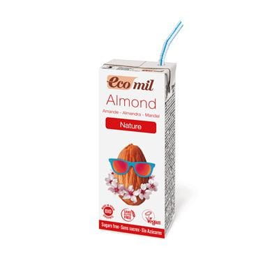 Mandľový nápoj bez cukru BEZ GÉLU. BIO 200 ml