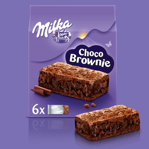 Milka Choco Brownie sušienky, čokoládové sušienky 150 g