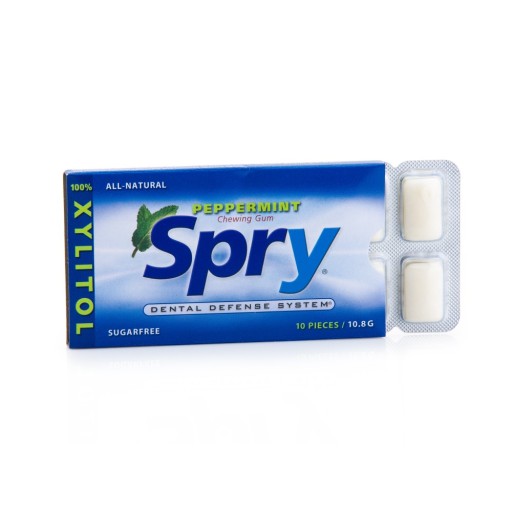 Žuvačka s xylitolom, príchuť mäty piepornej