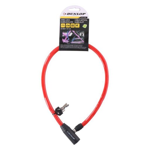 Zámok Dunlop Key Cable Lock Zámok na bicykel